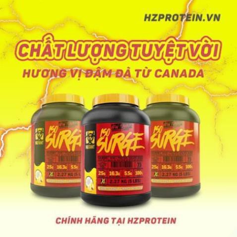 ISO SURGE - SỮA WHEY PROTEIN ISOLATE VỊ SIÊU NGON (5 LBS)