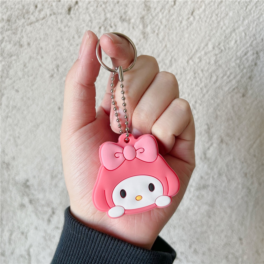 Vỏ Bọc Chìa Khóa Bằng PVC Mềm Hình Kuromi Đáng Yêu