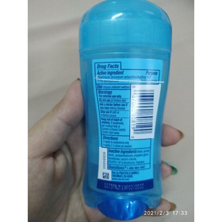 Lăn Khử Mùi - Secret Invisible Solid (dạng gel)