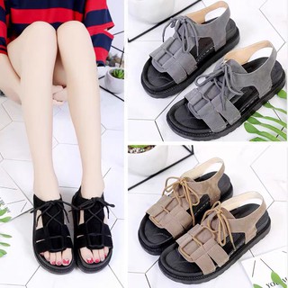 Dép quai hậu, sandal quai hậu học sinh cột dây giá rẻ siêu xinh