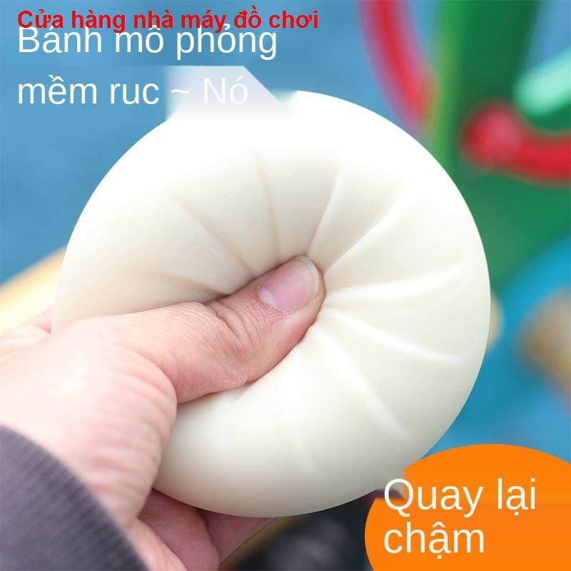 Mô phỏng Douyin big No. Baozi lỗ thông hơi và giải nén đồ tạo tác, chơi người nổi tiếng mạng giả thực phẩm mạo sáng