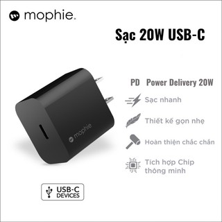Combo sạc nhanh Mophie 20W PD