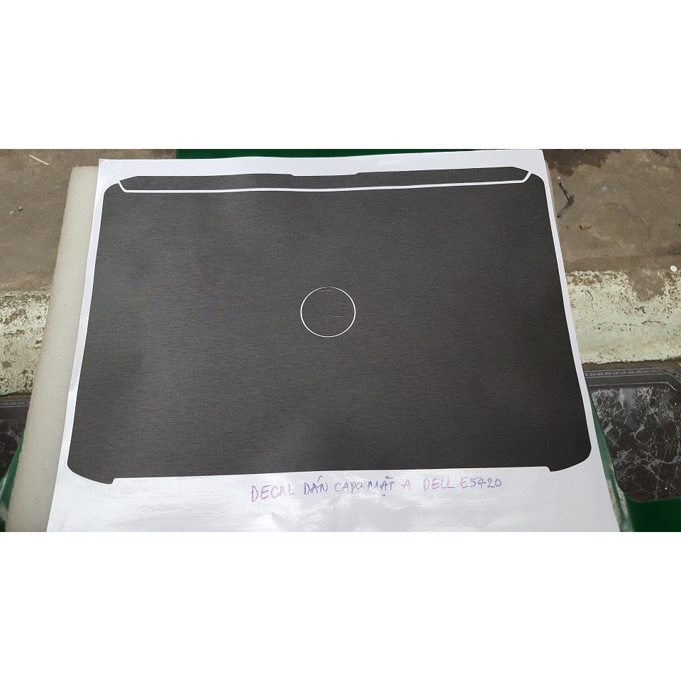 Miếng dán trang trí mặt A (mặt Capo) laptop Dell Latitude E5420 | Decal trang trí laptop Dell E5420