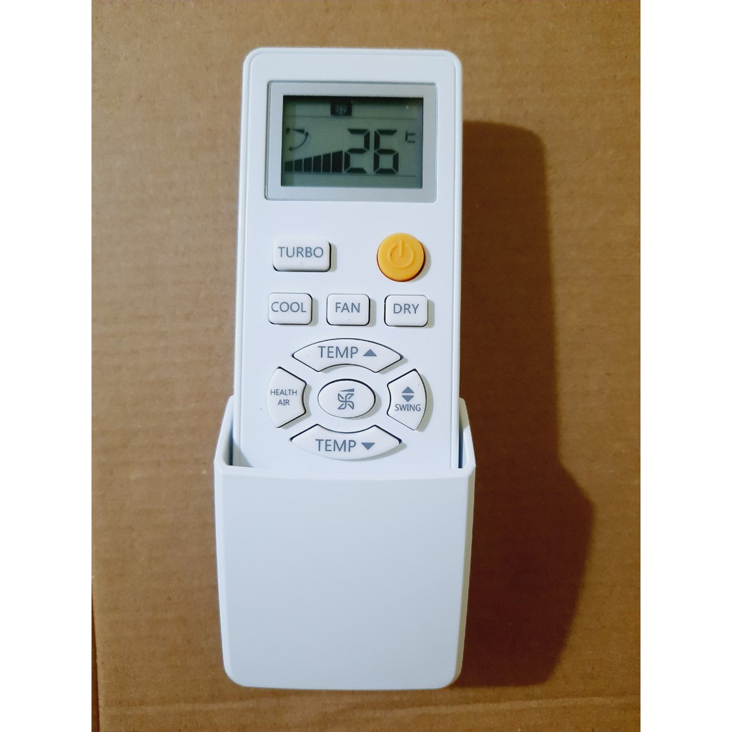Remote Điều khiển điều hòa máy lạnh Aqua 1&amp;2 chiều Inverter- Hàng chính hãng AQUA mới 100% Tặng kèm Pin + Đế treo tường