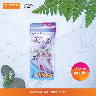 Deal 9k Dao cạo nữ Guardian Silky 3 lưỡi bán lẻ