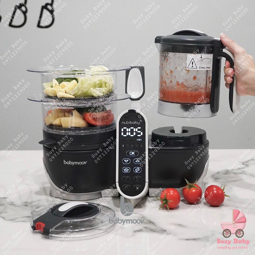 [Chính hãng] Máy xay hấp đa năng Babymoov Nutri Plus 5in1 BM14689