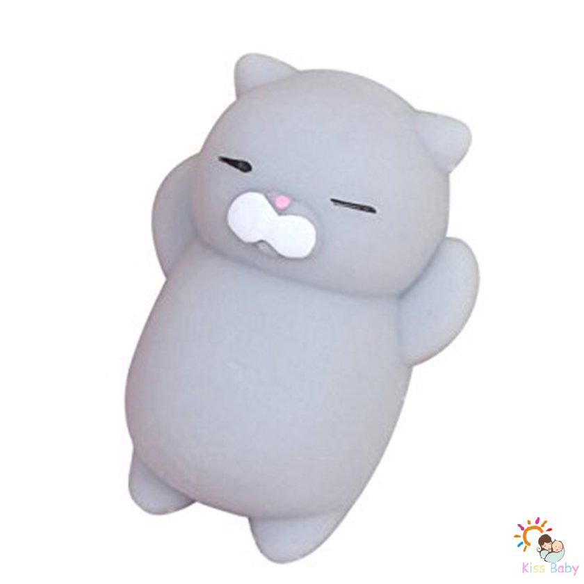 Đồ chơi bóp mềm hình chú mèo dễ thương giảm căng thẳng hiệu quả