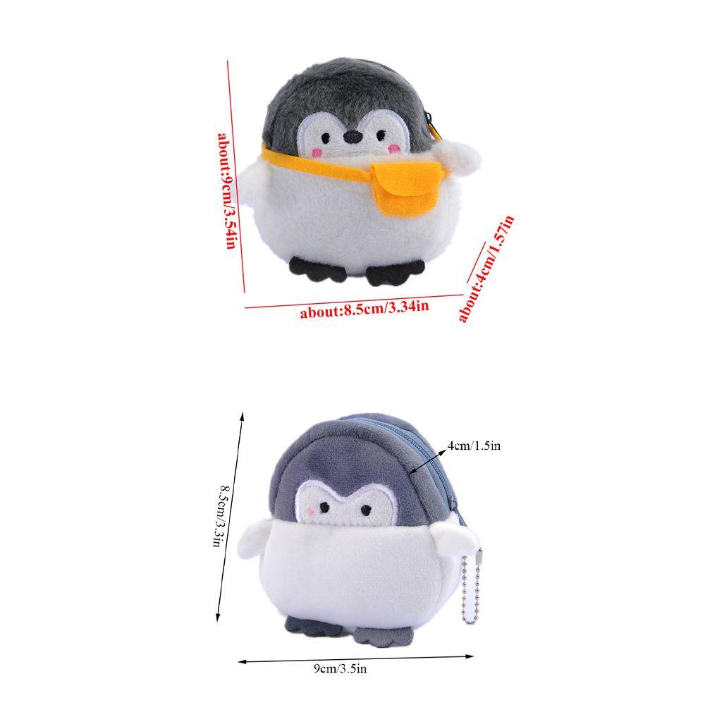 Ví Đựng Tiền Xu Mini Kiểu Dáng Dễ Thương Có Khóa Kéo Cho Nữ