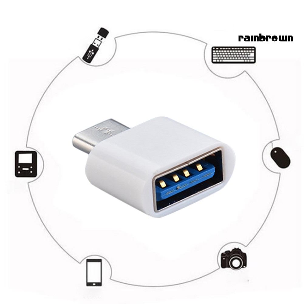 Set 2 đầu chuyển đổi USB Type-C sang USB tốc độ cao