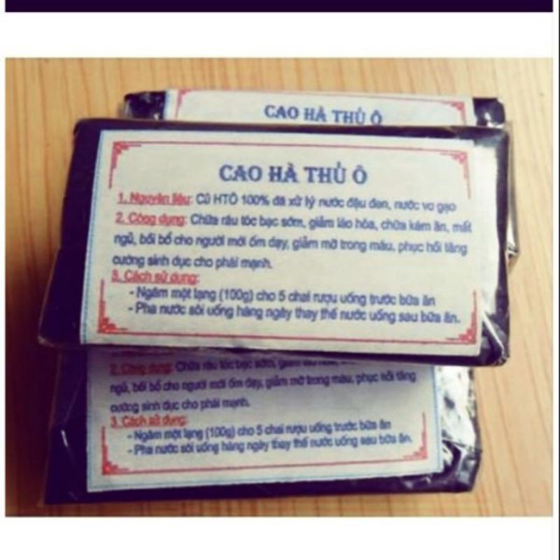 100g cao hà thủ ô