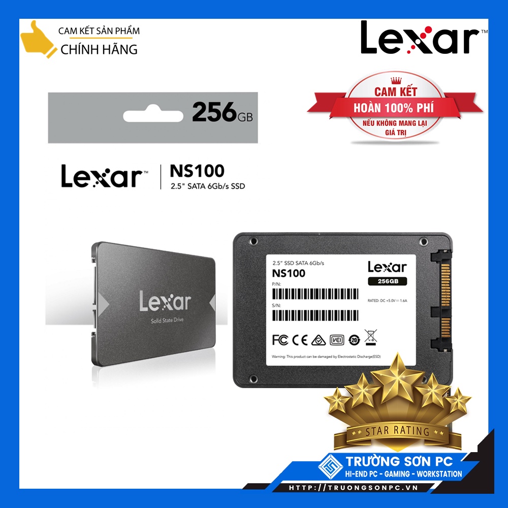 Ổ Cứng SSD Lexar, Afox, Eekoo, Mingkim 256GB 128GB 120Gb Sata3 2.5 inch | (Đoc 520MB/s - Ghi 450MB/s)