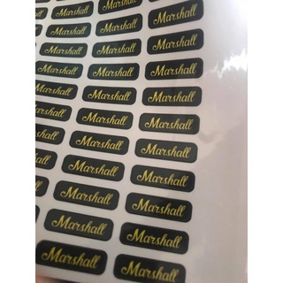 Logo Marshall kích thước nhỏ