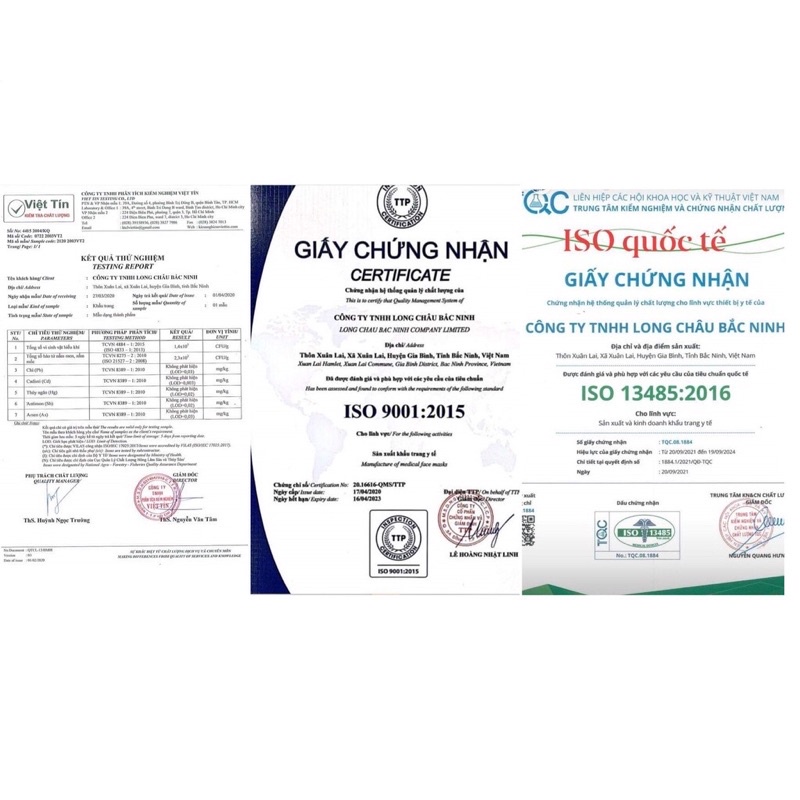 Hộp 10 cái khẩu trang KN95 có van thở