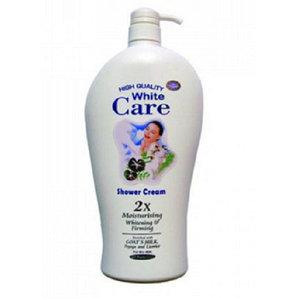 Sữa Tắm Con Dê White Care 1200ml 9X - Chính Hãng