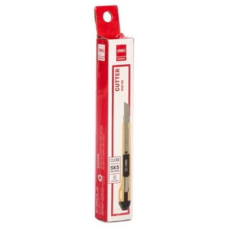 Dao rọc giấy nhỏ Deli lưỡi hợp kim SK5