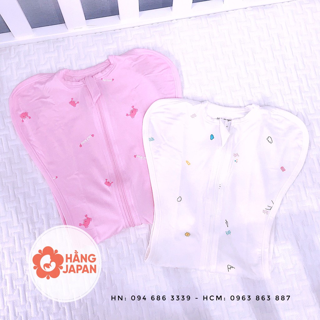 Nhộng chũn UALAROGO chất liệu sợi tre cao cấp an toàn cho bé chính hãng