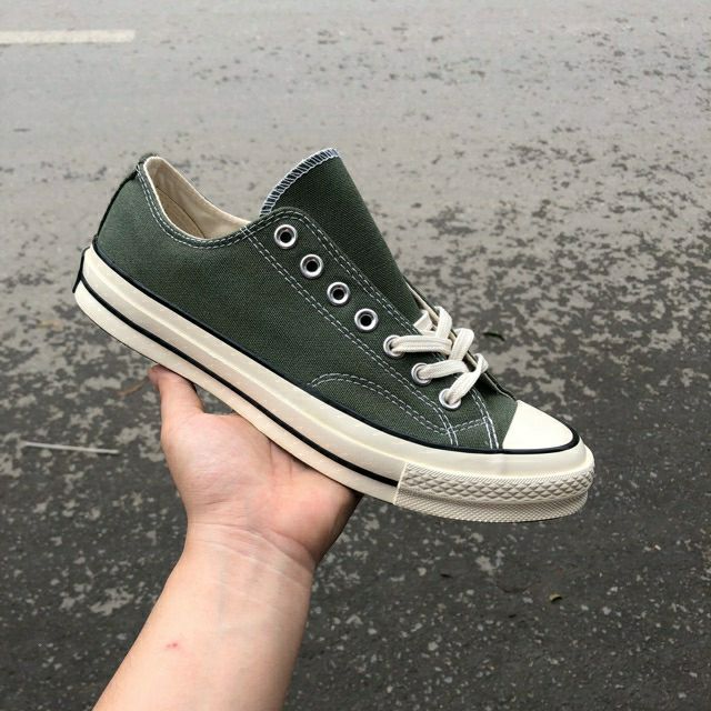 Giày CV 1970s 11 Xanh Rêu Thấp