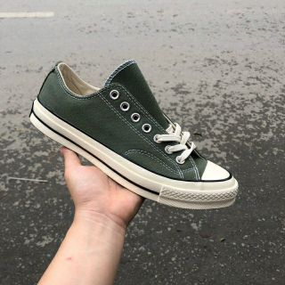 Giày CV 1970s 11 Xanh Rêu Thấp