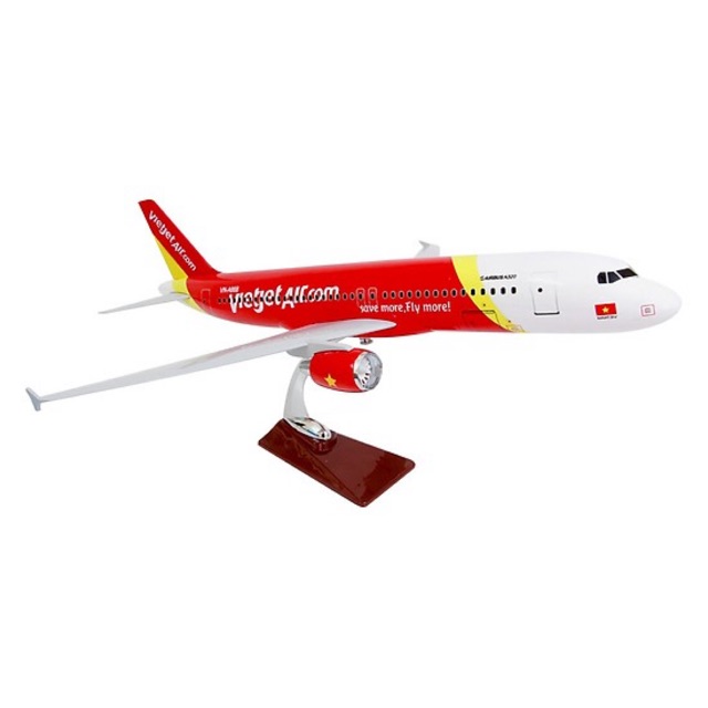 Máy bay mô hình tĩnh VietJet airline 45Cm cao cấp