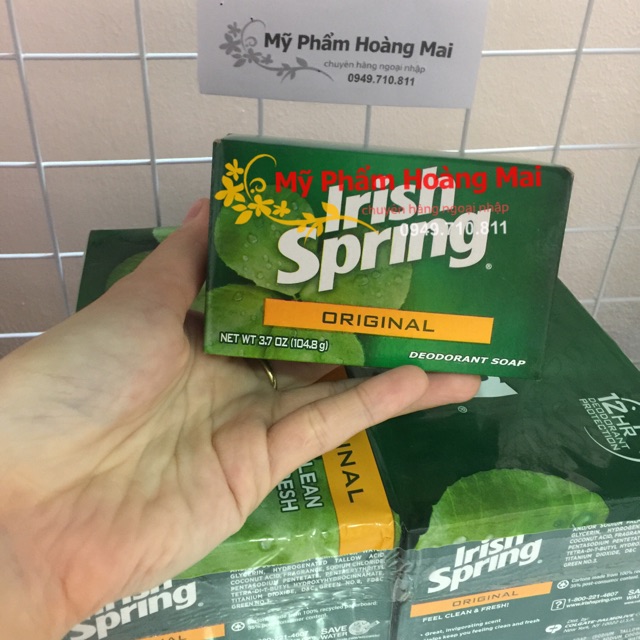 Xà phòng Diệt Khuẩn khử mùi Irish Spring thơm ngát nhẹ dịu - date mới