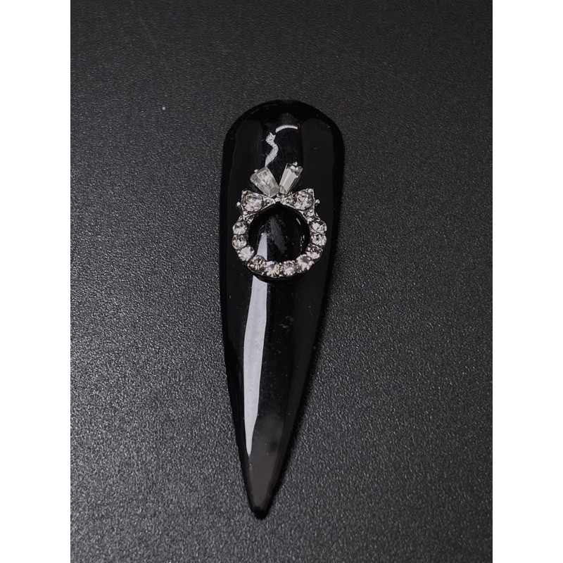 phụ kiện charm hình nơ các loại trang trí nail 1 viên