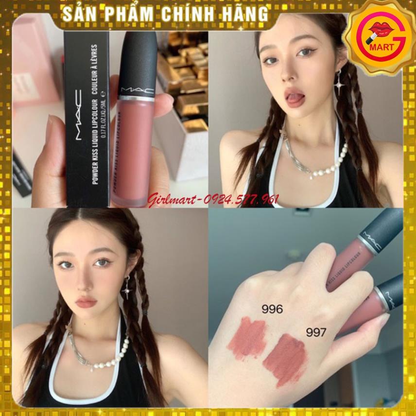 Son Kem Mac Powder Kiss Liquid Lipcolour  997 - Màu Hồng Nude 💋