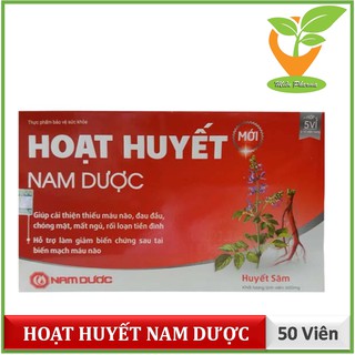 Hoạt huyết Nam Dược (hộp 50 viên)