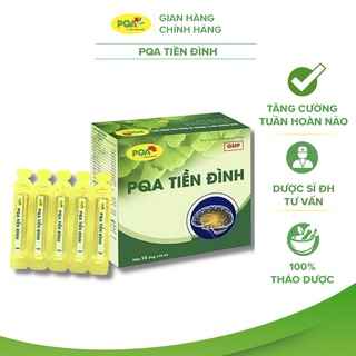 Tiền Đình PQA Hỗ Trợ Tăng Cường Tuần Hoàn Máu Não, Tai Biến, Giảm Các Triệu Chứng Sau Tai Biến Hộp 10 Ống