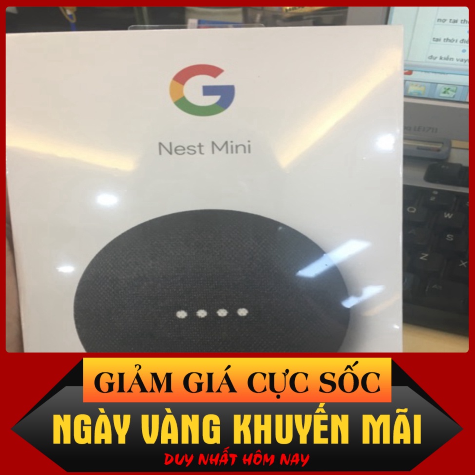 GIỜ VÀNG XẢ KHO Loa thông minh Google Nest mini - Google home mini thế hệ 2 .......