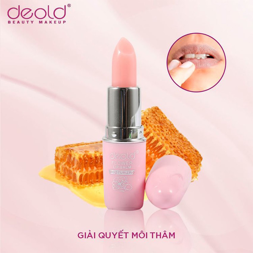 Son Dưỡng Chống Thâm Làm Hồng Môi Deold Natural Blossom Lip Balm 3.3g