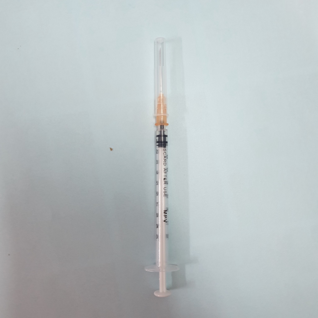 Lẻ 1 Bơm tiêm MPV 1ml 25G 26G 13mm xilanh 1cc tiết kiệm tinh chất tiêm prp lắp đầu kim meso 30G 34G