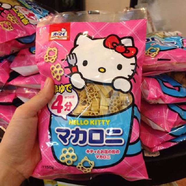 Nui Hello Kitty Nhật Bản 150gr | Nui Trứng Ăn Dặm Cho Bé Từ 9m+