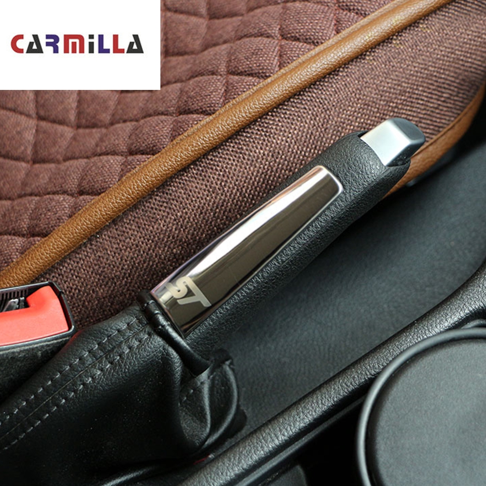 Miếng Dán Phanh Tay Bằng Thép Không Gỉ Cho Ford Focus 2013-2016 2017