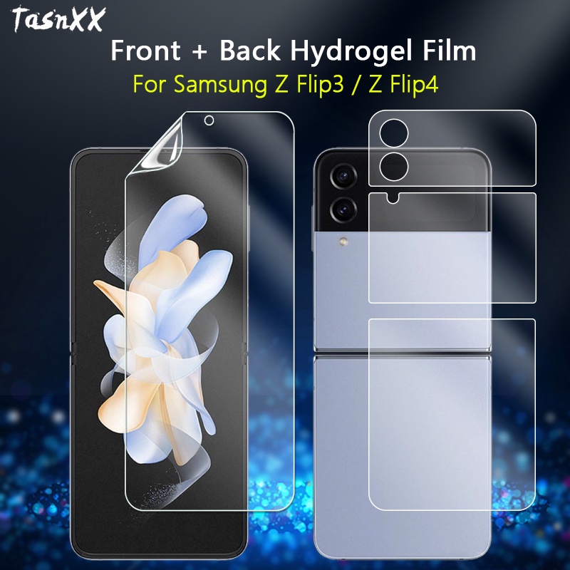Kính Cường Lực Trước / Sau 2 Trong 1 Cho Samsung Galaxy Z Flip4 Flip3 5G