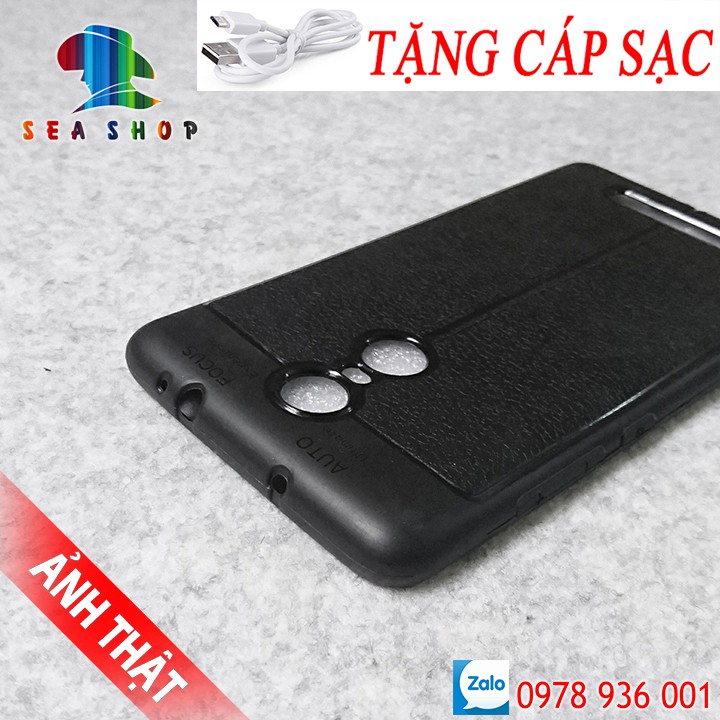 Ốp dẻo Xiaomi Redmi Note 3 - Note 3 Pro vân da loại A - Nhựa dẻo - Chống sốc