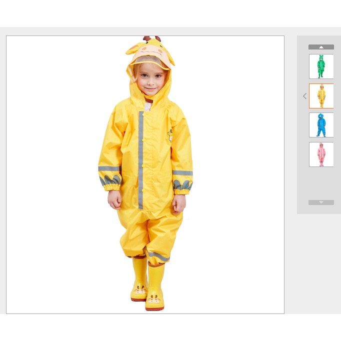 Áo mưa cho bé áo mưa bé gái liền quần