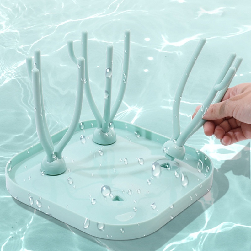 Giá Đỡ Phơi Khô Bình Sữa Em Bé / Núm Vú Tháo Rời Được Tiện