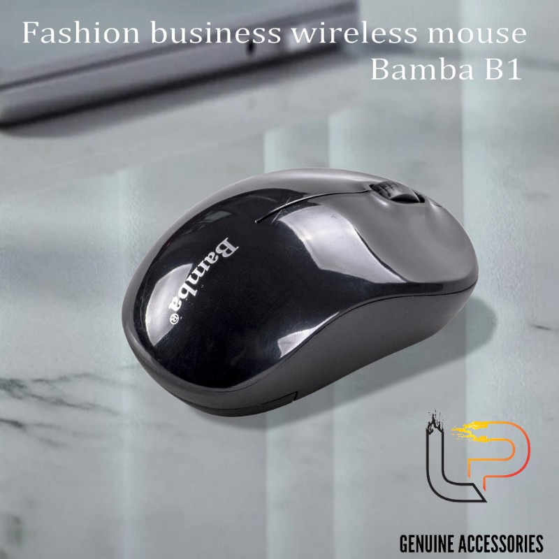 CHUỘT QUANG KHÔNG DÂY MÀU HỒNG - ĐEN BAMBA B1 - MOUSE KHÔNG DÂY BAMBA B