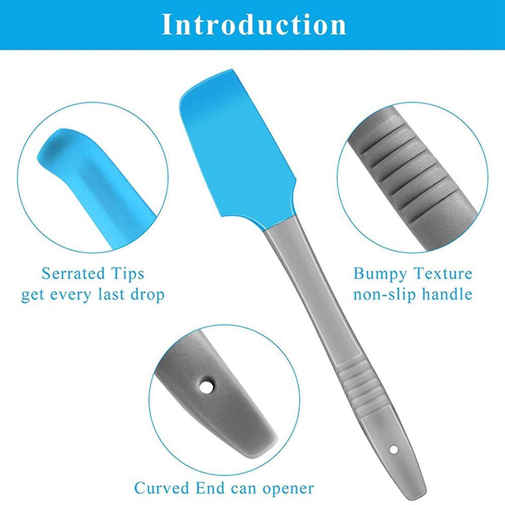 YIYU Set 1 / 3 Muỗng Silicon Mềm Trộn Kem Làm Bánh Tiện Dụng
