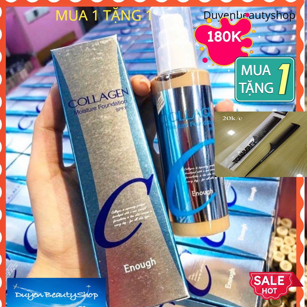(CHUẨN AUTH) Kem Nền Căng Bóng Enough Collagen 100ml