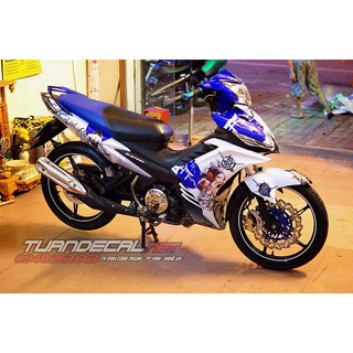 Tem Trùm Exciter 135 Samurai Xanh Gp
