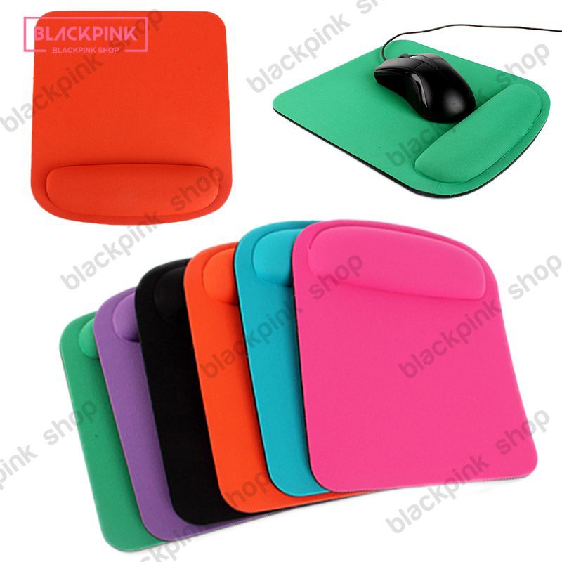 ‘NEW’ Eco-friendly Square Game Mouse Pad Wrist Rest Support Pad Wrist Protector [BLACKPINK]