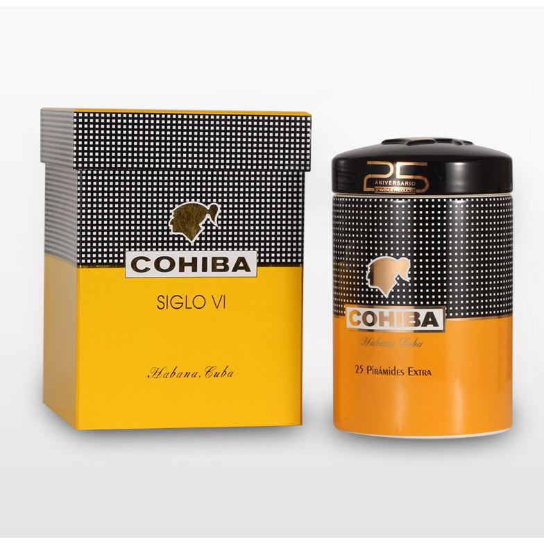 Ống Gốm Sứ đựng 25 Dieu Cohiba BQ5003