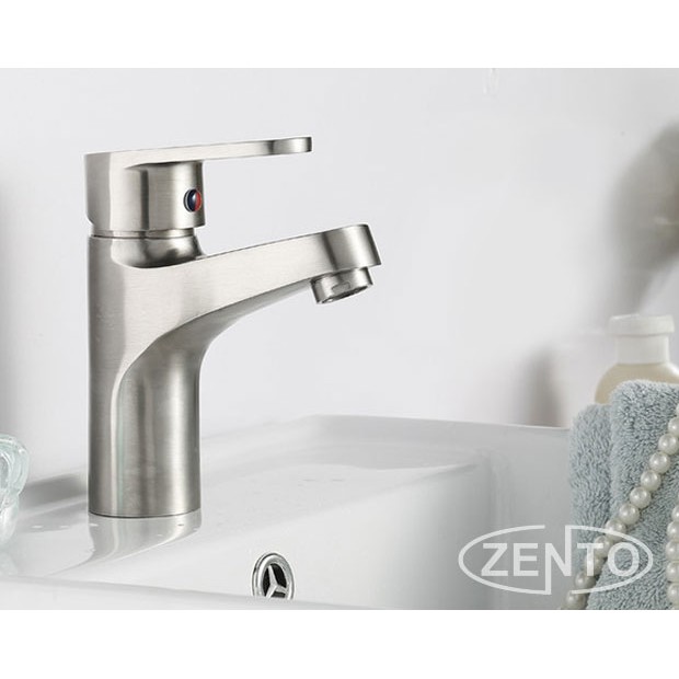 Vòi chậu rửa nóng lạnh ZENTO inox 304 SUS3399