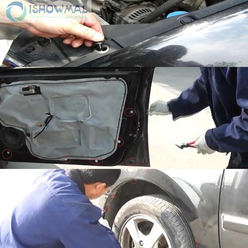Set 50 Đinh Tán Nhựa 9mm Cho Xe Mercedes Benz Bmw