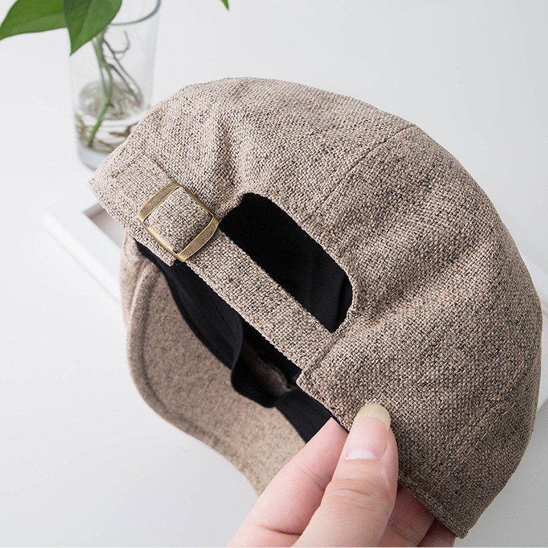 Mũ Beret Mỏ Vịt Retro Phong Cách Hàn Quốc Mũ Beret Nam Nữ Unisex Thu Đông Màu Trơn