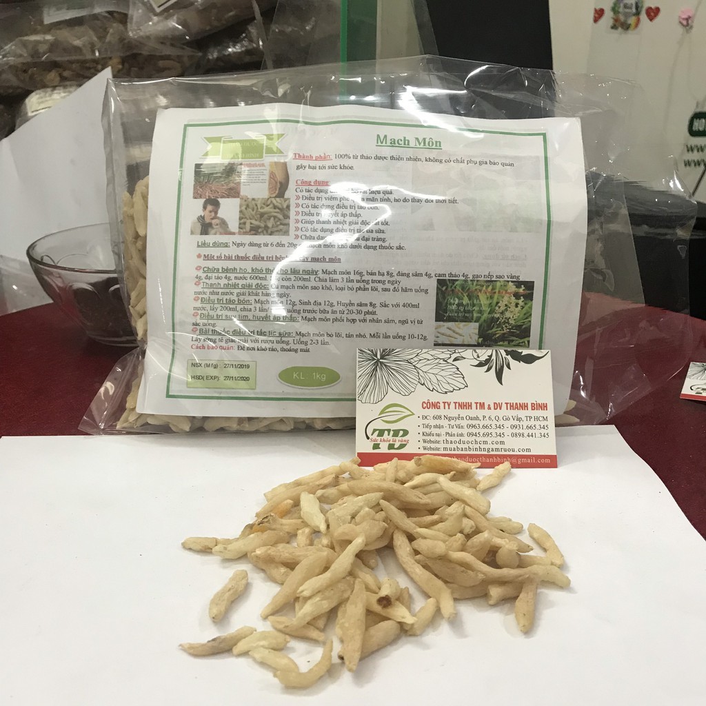 Mạch Môn 100gr - Hàng Công Ty Cao Cấp - Cây Thuốc Nam Trị Bệnh