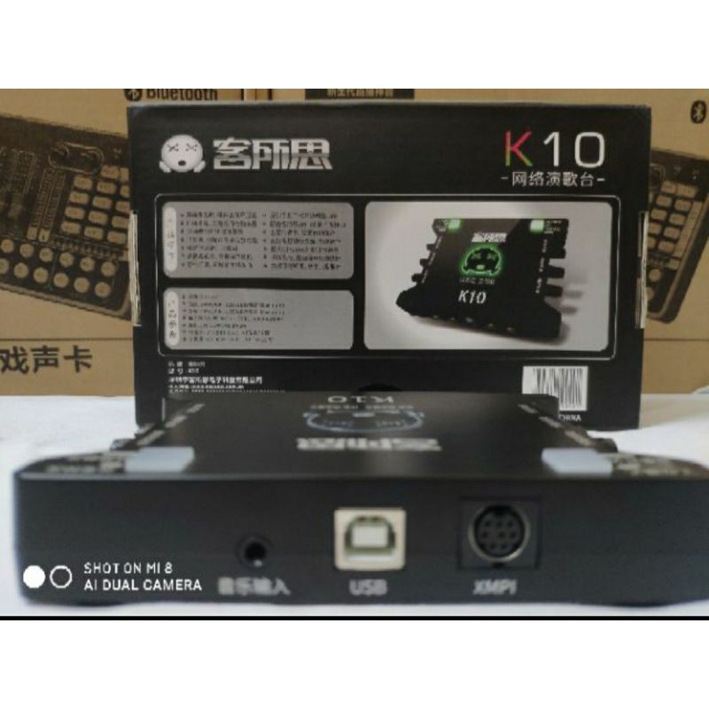 Sound card XOX KS108 Chính Hãng cho micro thu âm