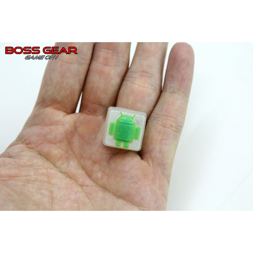 Keycap Lẻ hình rô bốt Android ( keycap resin độc lạ )( Keycap Artisan )