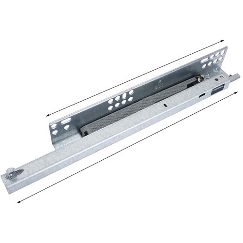 Ray âm mở 3/4 màu kẽm Thanh trượt Ray kéo Nguyên Việt cao cấp siêu bền